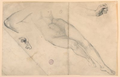 Aktstudie von Francis Augustus Lathrop
