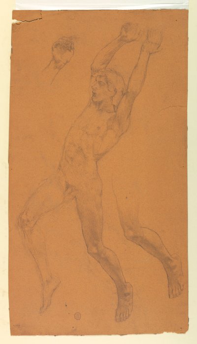 Studien für eine fliegende Figur von Francis Augustus Lathrop