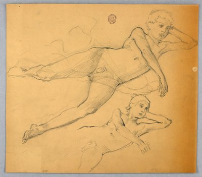 Studien einer nackten Figur von Francis Augustus Lathrop