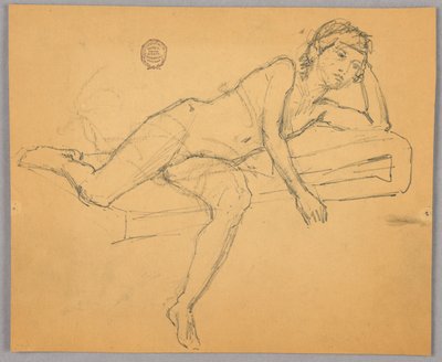 Studie einer nackten Figur von Francis Augustus Lathrop