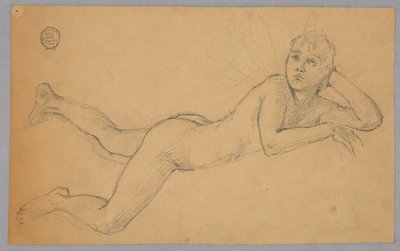 Studie einer nackten Figur von Francis Augustus Lathrop