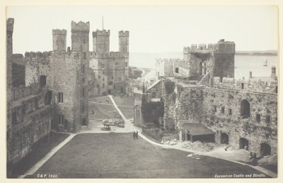 Carnavon Castle und Straights von Francis Bedford