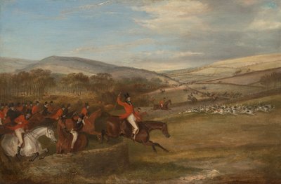 Die Berkeley-Jagd, 1842: Volle Jagd von Francis Calcraft Turner