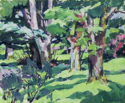 Bäume in Auchinleck, Ayrshire von Francis Campbell Boileau Cadell