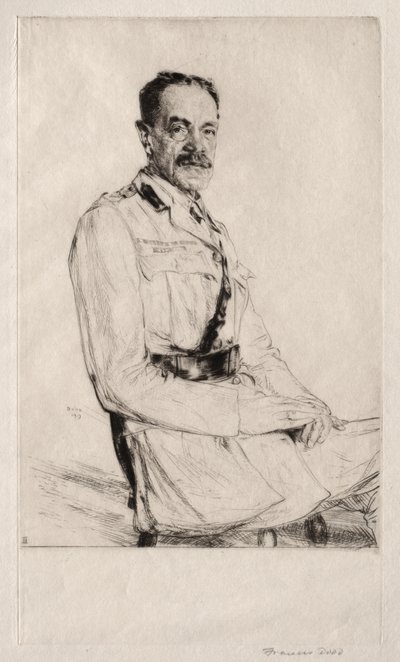 Generalmajor Sir John Edward Cooper von Francis Dodd