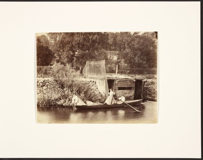 Frauen beim Bootfahren von Francis Edmond Currey