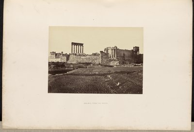 Baalbek, von Süden von Francis Frith