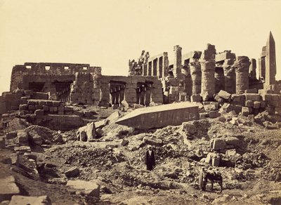 Tempel von El-Karnak, von Südosten von Francis Frith