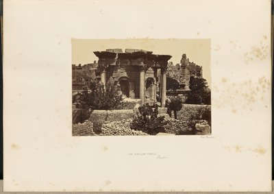 Der runde Tempel, Baalbek von Francis Frith