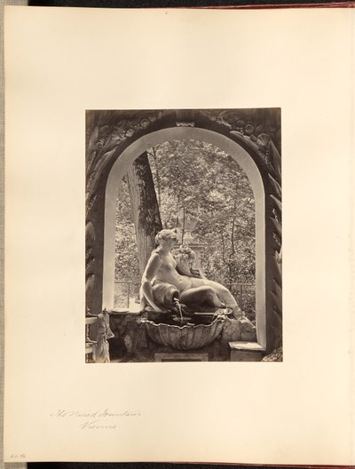Der Najadenbrunnen, Wien von Francis Frith