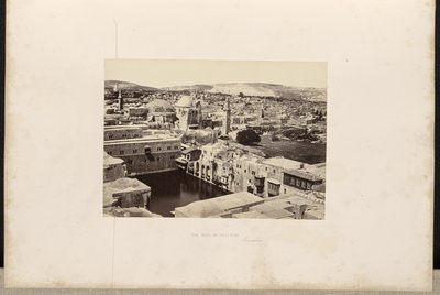 Der Teich von Hiskia, Jerusalem von Francis Frith