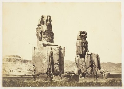 Die Statuen von Memnon von Francis Frith