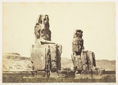 Die Statuen von Memnon von Francis Frith