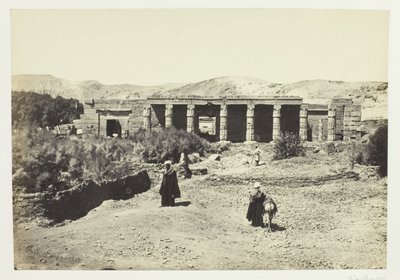 Der Tempel von Goorneh, Theben von Francis Frith