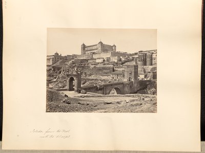 Toledo von Westen, mit dem Alcazar von Francis Frith