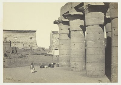 Ansicht von Luxor, 1857 von Francis Frith