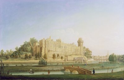 Schloss Warwick, ca. 1764 von Francis Harding
