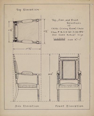 Stuhl von Francis Law Durand