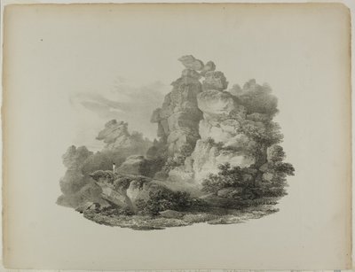 Brimham Rocks, in der Nähe von Pateley Bridge, Yorkshire von Francis Nicholson
