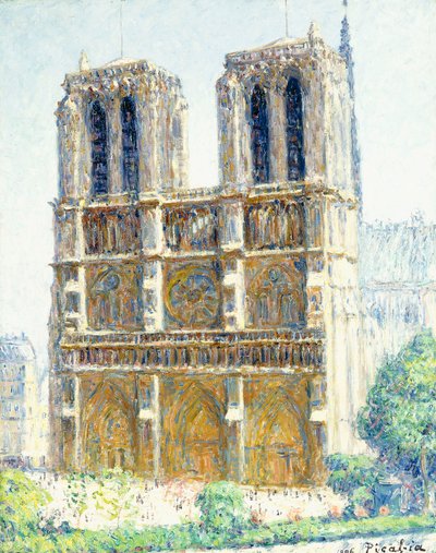 Notre Dame, Lichteffekt von Francis Picabia