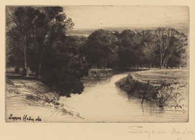 Ein Sonnenuntergang in Irland von Francis Seymour Haden