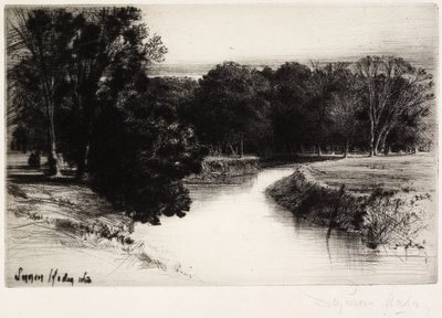 Ein Sonnenuntergang in Irland, 1863 von Francis Seymour Haden