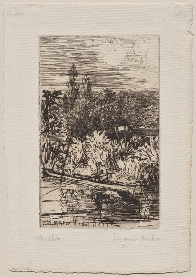 Barbenfischen von Francis Seymour Haden