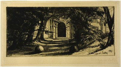 Mytton Hall von Francis Seymour Haden