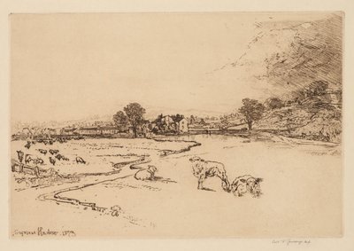 Sawley Abbey von Francis Seymour Haden