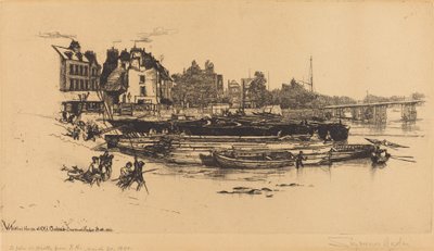 Whistlers Haus, Old Chelsea von Francis Seymour Haden