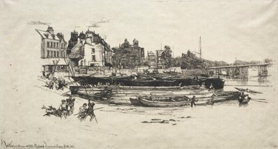 Whistlers Haus in Old Chelsea von Francis Seymour Haden