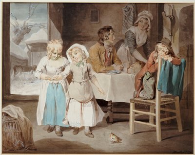Das Haustier Rotkehlchen, 1794 von Francis Wheatley