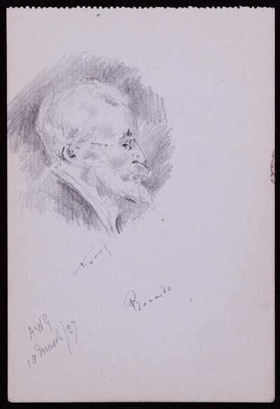 Porträt von Halsey Ricardo von Francis Wilfred Lawson