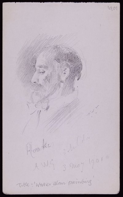 Porträt von TM Rooke von Francis Wilfred Lawson
