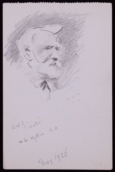 Porträt von WL Wyllie von Francis Wilfred Lawson