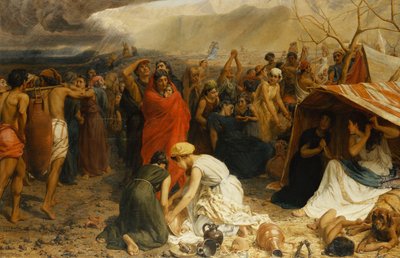 Flüchtlinge aus Pompeji, 79 n. Chr. von Francis William Topham