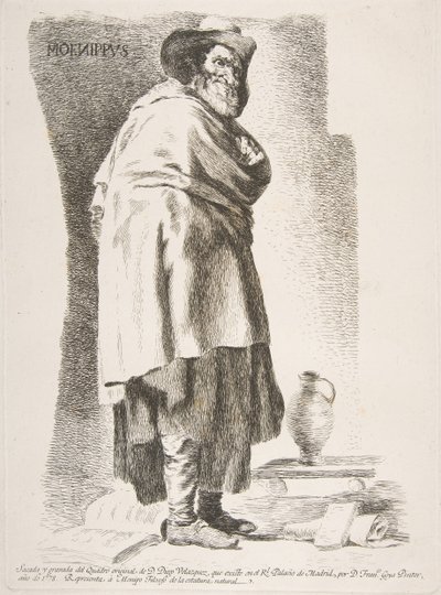 Moenippus Menipo Filosofo, 1778 von Francisco de Goya