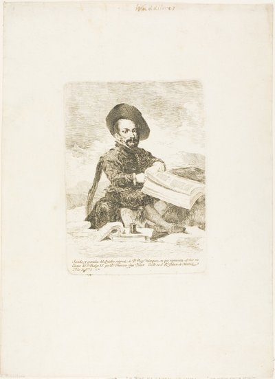 Ein Zwerg von Francisco Jose de Goya y Lucientes