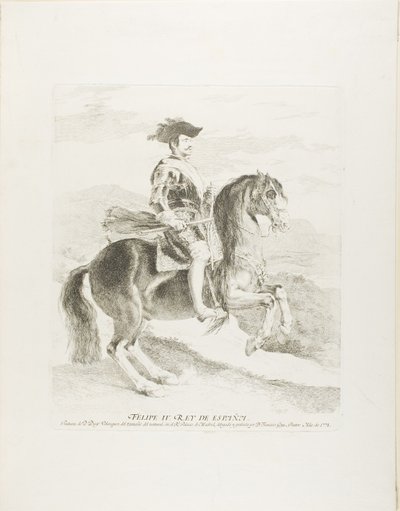 Philipp IV. von Francisco Jose de Goya y Lucientes
