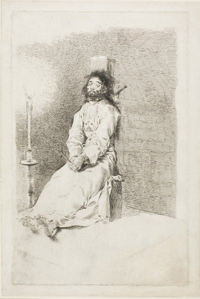 Der Erhängte von Francisco Jose de Goya y Lucientes