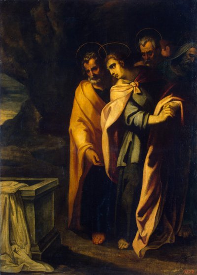 Apostel am Grab Jesu, 1590er von Francisco Ribalta