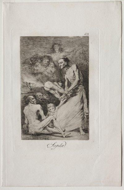 Caprichos: Blas! von Francisco de Goya