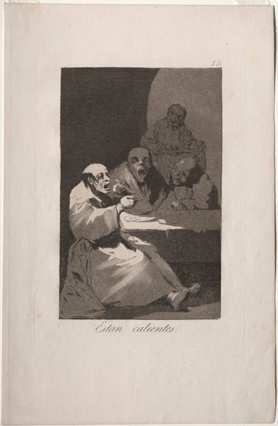 Caprichos: Sie sind heiß. von Francisco de Goya