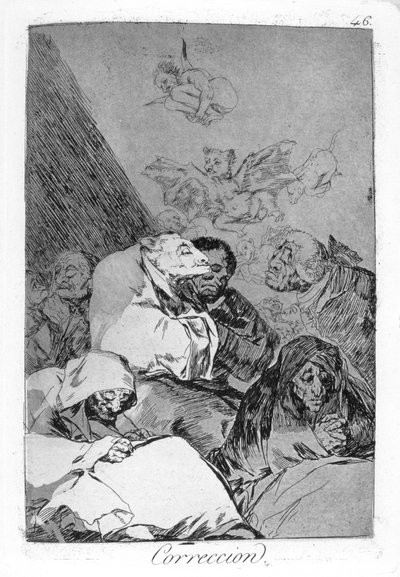 Korrektur, 1799 von Francisco de Goya