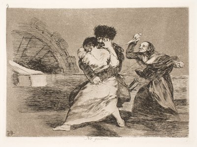 Sie wollen nicht (9) von Francisco de Goya