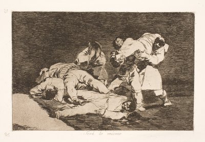 Es bleibt dasselbe (21) von Francisco de Goya
