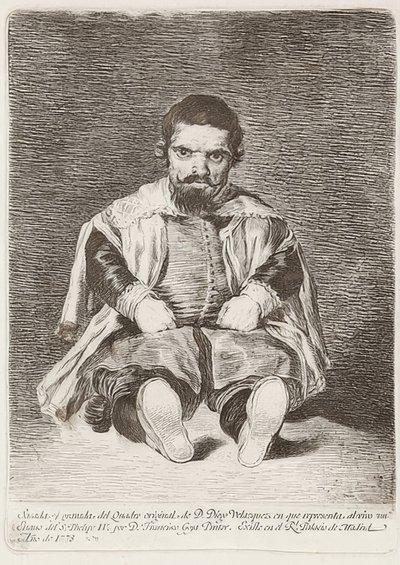 Ein Zwerg (Un Enano) von Francisco de Goya
