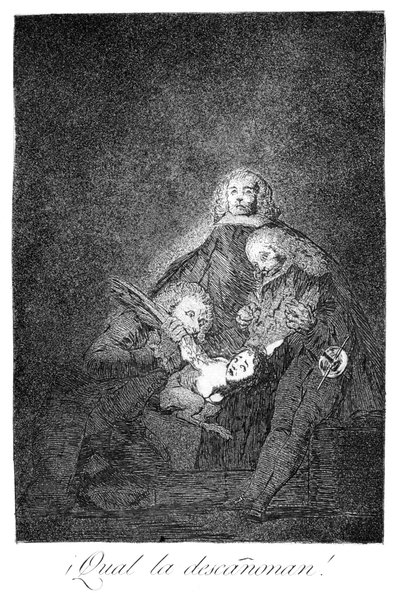 Wie sie sie rupfen!, 1799 von Francisco de Goya