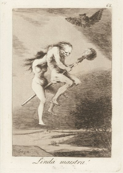 Schöne Lehrerin! von Francisco de Goya