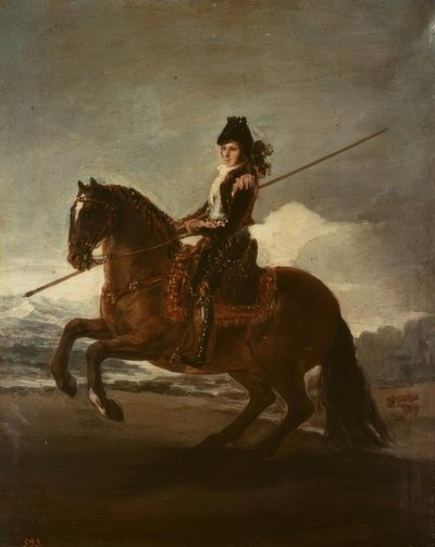 Picador zu Pferde von Francisco de Goya